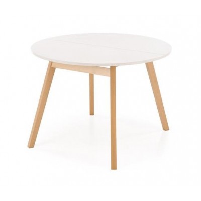 Стол обеденный HALMAR RUBEN кашемир/натуральный 102-142/102